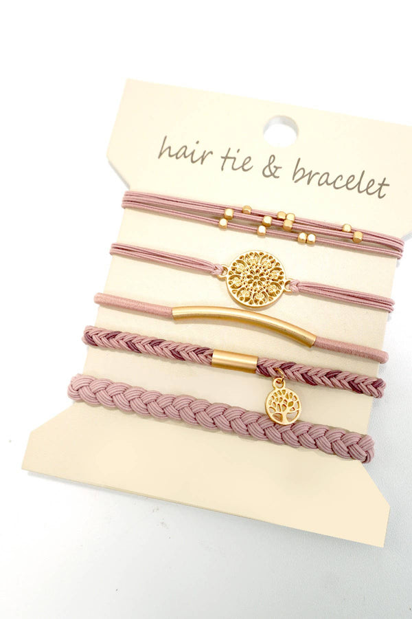 Dual Knot Bracelet/Hair Ties