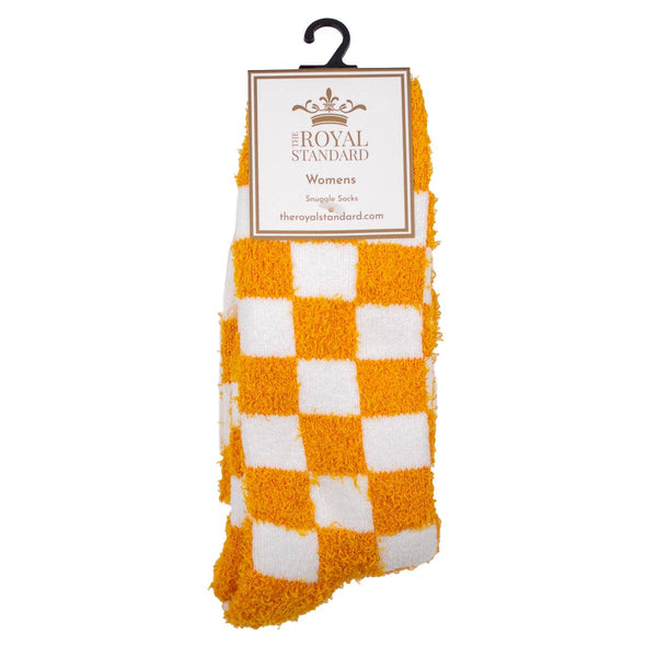 102298 Women's Checkerboard Snuggle Socks