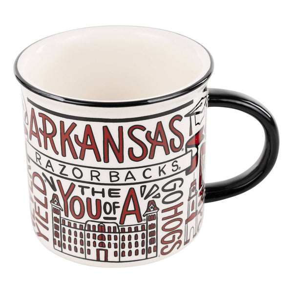 2501-084 Arkansas Collage Campfire Mug