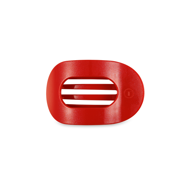 102928 Sm Round Flat Hair Clip-Red