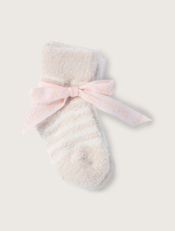 102901 Infant Sock Set-Pink/Pearl