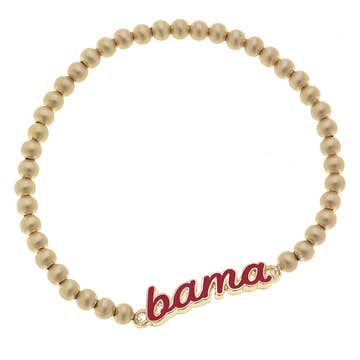 102557 Alabama Script Stretch Bracelet