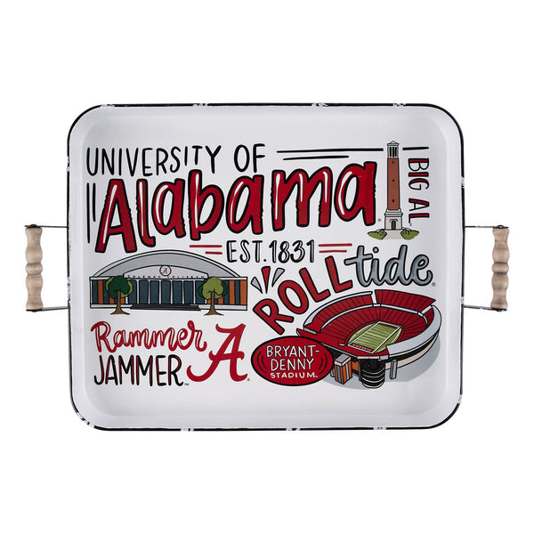 08857 Alabama Icon Collegiate Tray