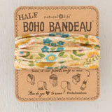 102157 Half Boho Bandeau® Headband - Mandala Light Grey