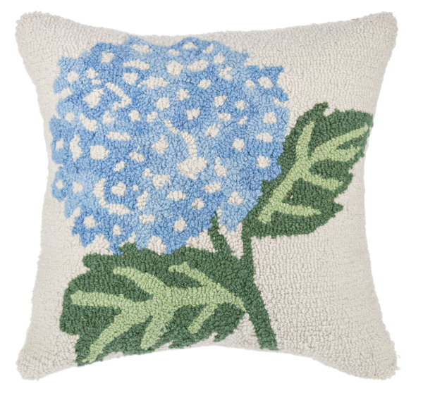 102476 Punch Hook Hydrangea Pillow