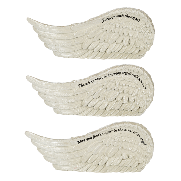 102483 Memorial Angels - Angel Wing Figurines