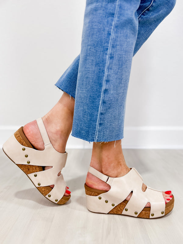 Corkys Cut It Out Wedge-Ivory