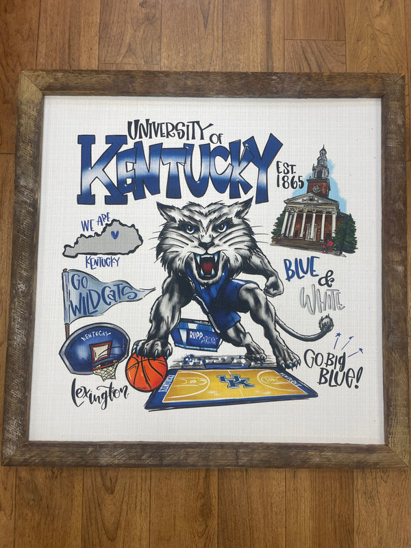 101166 University of Kentucky Framed Art