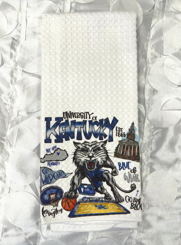 101159 University of Kentucky Tea Towel