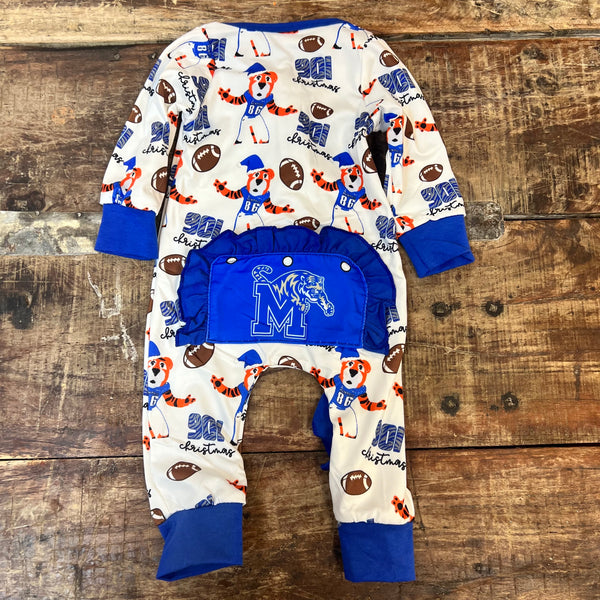 09263 Children's Collegiate Christmas PJ - Univ of Memphis