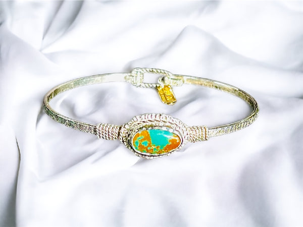 102262 Kingman Turquoise Bracelet - 7"