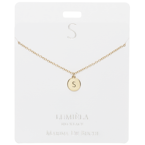 Initial Letter Necklace-B