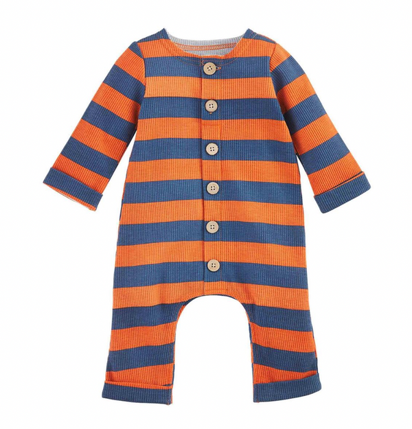 08540  Orange/Blue Stripe One-Piece