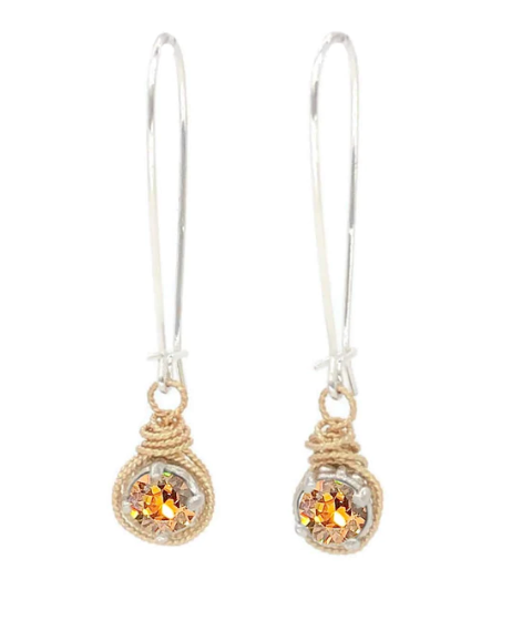 09290- November Birthstone Earth Grace Earrings