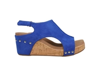 101409 Corkys Carley Wegde-Electric Blue