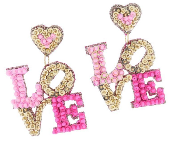 2501-201 LOVE Earrings