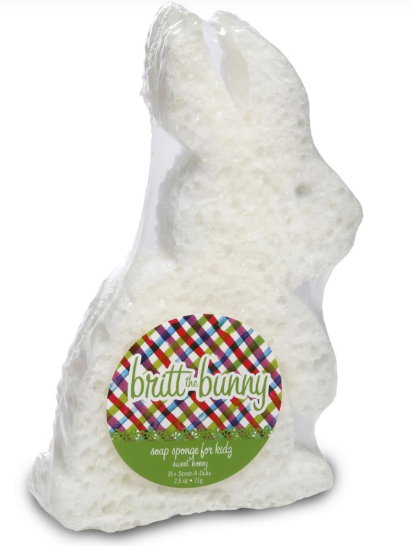 White Bunny Soap Sponge