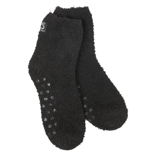 102382- Cozy Quarter with Grippers - Black