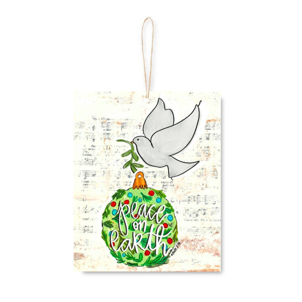 102716 Peace on Earth Dove Ornament