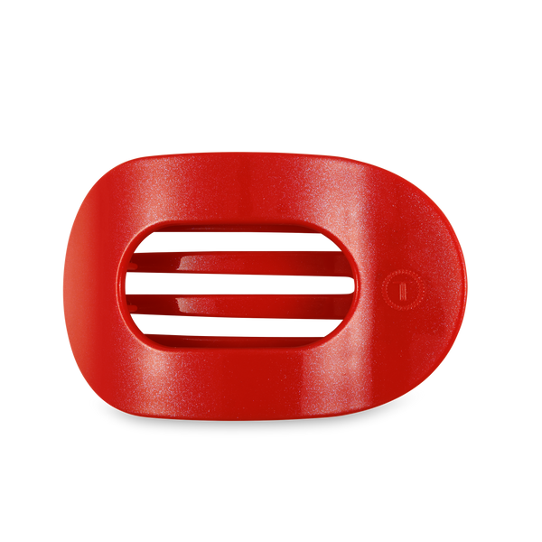 102933 Lg Round Flat Hair Clip-Red