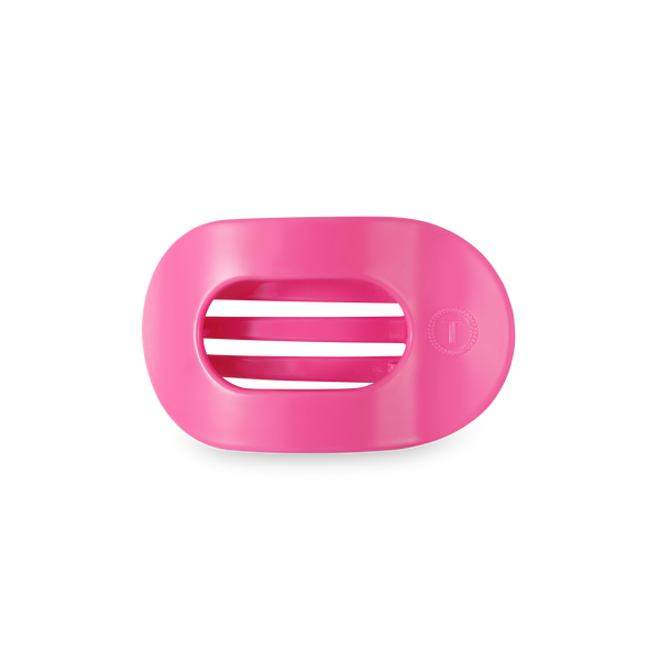 101529 Teleteies Small Flat Round Hair Clip-Pink