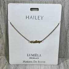 Script  Necklace-Haley