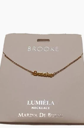 Script Necklace-Brianna