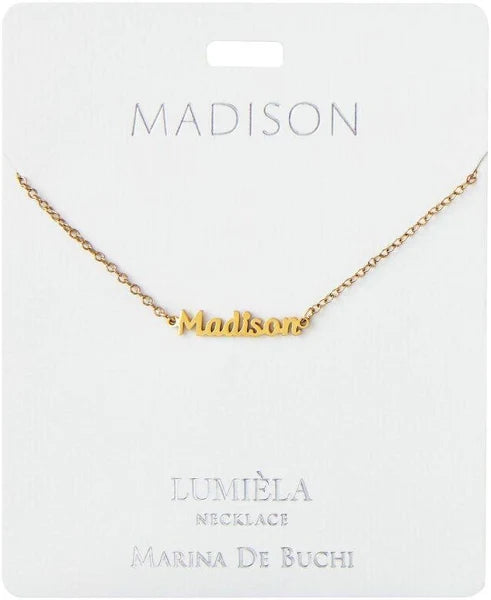 Script Necklace-Mia