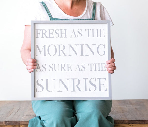 "Fresh As The Morning" 01685